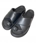 sacaiサカイ）の古着「FOAM MULTIPLE SOLE SANDALS」｜ブラック