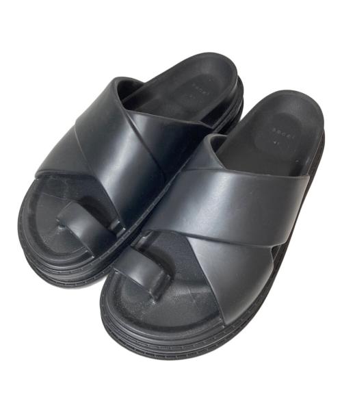 sacai（サカイ）sacai (サカイ) FOAM MULTIPLE SOLE SANDALS ブラック サイズ:41の古着・服飾アイテム