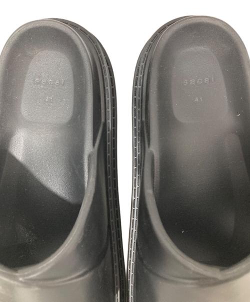 sacai（サカイ）sacai (サカイ) FOAM MULTIPLE SOLE SANDALS ブラック サイズ:41の古着・服飾アイテム