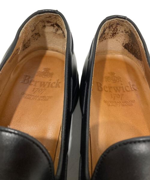 berwick（バーウィック）berwick (バーウィック) タッセルローファー　	HO262ラスト　8491 ブラック サイズ:7の古着・服飾アイテム