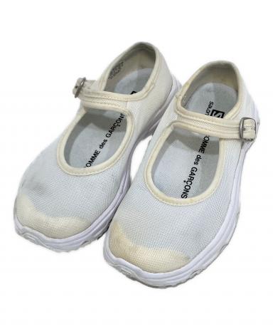 サロモンCOMME des GARÇONS メリージェーンスニーカー23c 白 中古・古着通販】COMME des GARCONS (コムデギャルソン) SALOMON