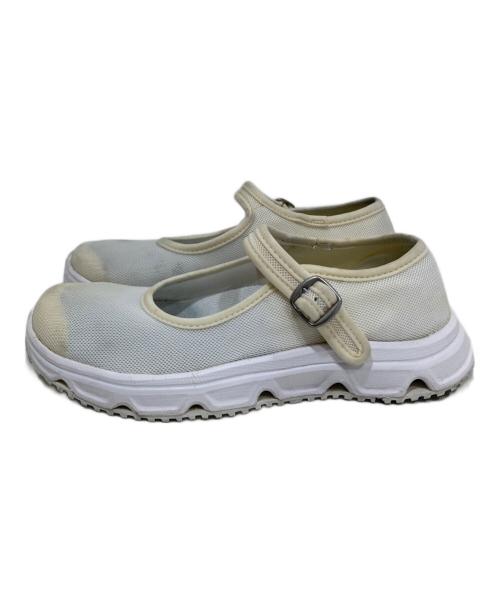 COMME des GARCONS（コムデギャルソン）COMME des GARCONS (コムデギャルソン) SALOMON (サロモン) メリージェーンシューズ ホワイト サイズ:23の古着・服飾アイテム