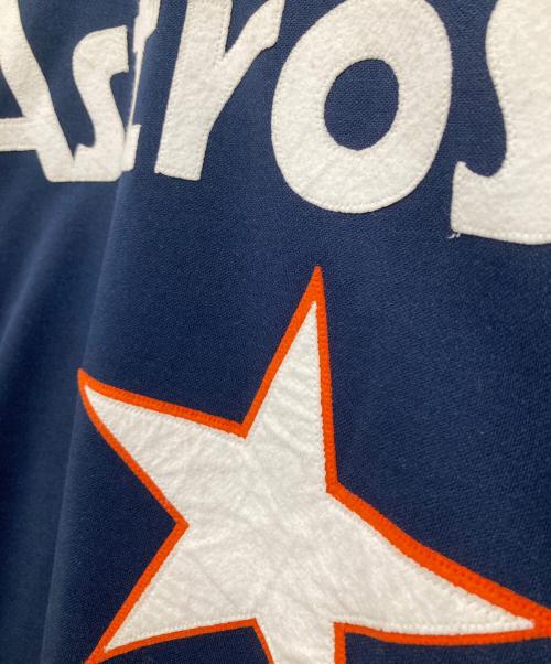 Majestic（マジェスティック）Majestic (マジェスティック) ゲームシャツ　USA製 Houston Astros cooperstown collection ネイビー サイズ:XLの古着・服飾アイテム