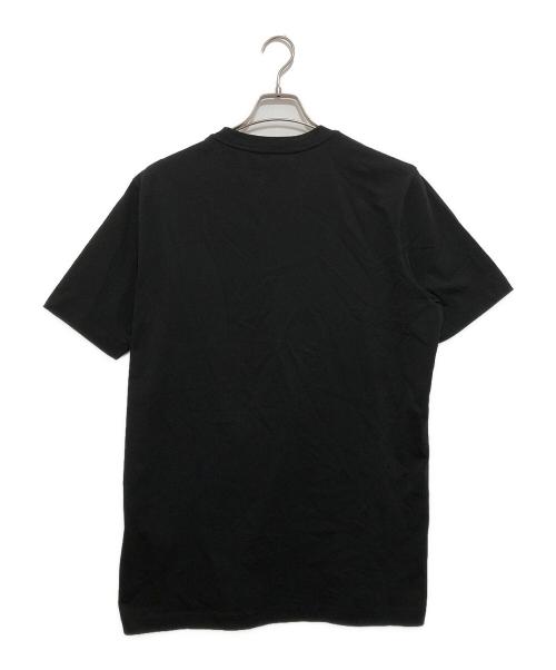 MONCLER（モンクレール）MONCLER (モンクレール) アインコンパッチ フロッキーロゴプリントTシャツ　K20918C00036 8390T ブラック サイズ:Lの古着・服飾アイテム