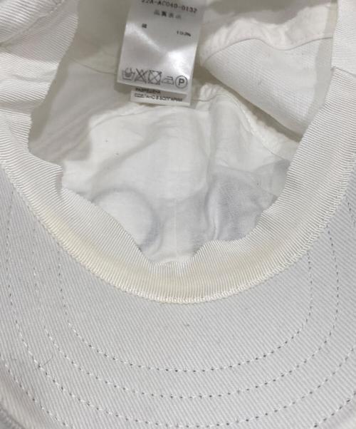 patou（パトゥ）Patou (パトゥ) ロゴキャップ　22A-AC040-0132 ホワイト サイズ:XSーSの古着・服飾アイテム