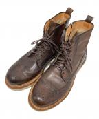 VISVIMビズビム）の古着「PATRICIAN WTHI-FOLK　パトリシアン・ダブリューティー・フォルク」｜ブラウン