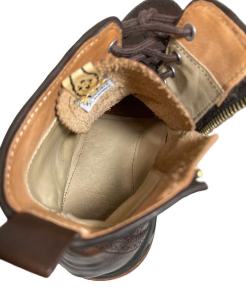 VISVIM（ビズビム）VISVIM (ビズビム) PATRICIAN WTHI-FOLK　パトリシアン・ダブリューティー・フォルク ブラウン サイズ:８の古着・服飾アイテム