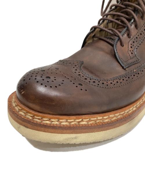 VISVIM（ビズビム）VISVIM (ビズビム) PATRICIAN WTHI-FOLK　パトリシアン・ダブリューティー・フォルク ブラウン サイズ:８の古着・服飾アイテム