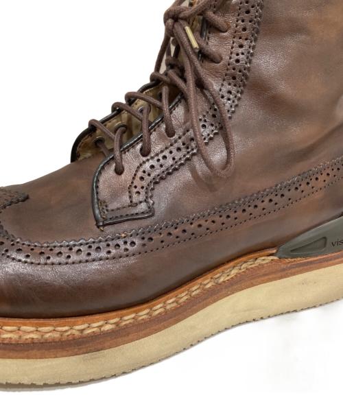 VISVIM（ビズビム）VISVIM (ビズビム) PATRICIAN WTHI-FOLK　パトリシアン・ダブリューティー・フォルク ブラウン サイズ:８の古着・服飾アイテム