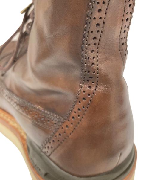 VISVIM（ビズビム）VISVIM (ビズビム) PATRICIAN WTHI-FOLK　パトリシアン・ダブリューティー・フォルク ブラウン サイズ:８の古着・服飾アイテム