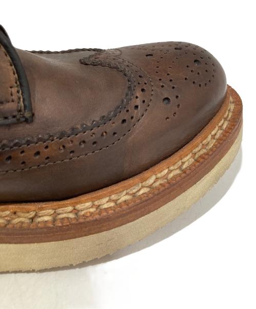 VISVIM（ビズビム）VISVIM (ビズビム) PATRICIAN WTHI-FOLK　パトリシアン・ダブリューティー・フォルク ブラウン サイズ:８の古着・服飾アイテム