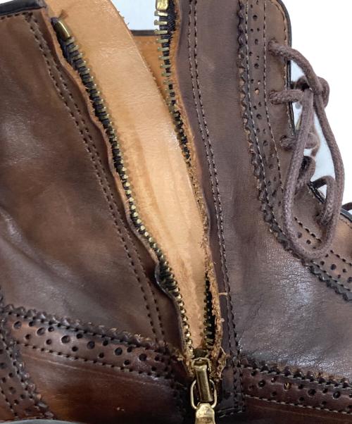 VISVIM（ビズビム）VISVIM (ビズビム) PATRICIAN WTHI-FOLK　パトリシアン・ダブリューティー・フォルク ブラウン サイズ:８の古着・服飾アイテム
