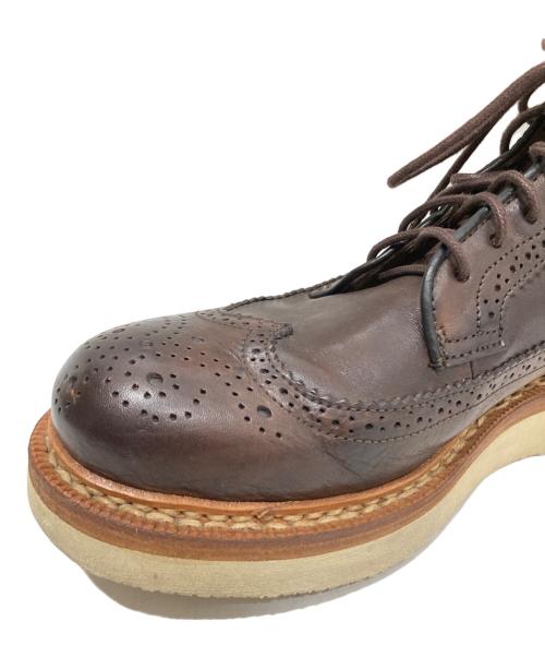 VISVIM（ビズビム）VISVIM (ビズビム) PATRICIAN WTHI-FOLK　パトリシアン・ダブリューティー・フォルク ブラウン サイズ:８の古着・服飾アイテム
