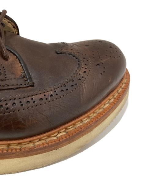 VISVIM（ビズビム）VISVIM (ビズビム) PATRICIAN WTHI-FOLK　パトリシアン・ダブリューティー・フォルク ブラウン サイズ:８の古着・服飾アイテム