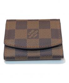 LOUIS VUITTON（ルイ ヴィトン）の古着「ダミエ カフスケース M64681 」｜ブラウン