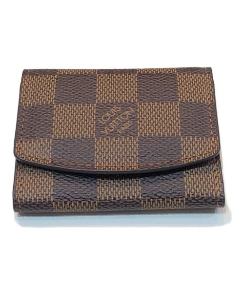 LOUIS VUITTON（ルイ ヴィトン）LOUIS VUITTON (ルイ ヴィトン) ダミエ カフスケース M64681  ブラウンの古着・服飾アイテム