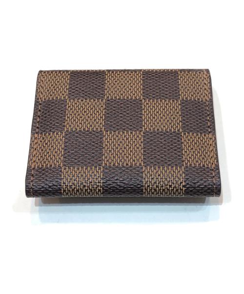 LOUIS VUITTON（ルイ ヴィトン）LOUIS VUITTON (ルイ ヴィトン) ダミエ カフスケース M64681  ブラウンの古着・服飾アイテム