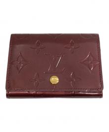 LOUIS VUITTON（ルイ ヴィトン）の古着「名刺入れ　アンヴェロップ・カルト ドゥ ヴィジット　M91409」｜ボルドー