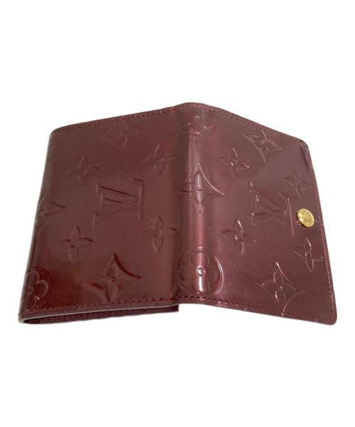 LOUIS VUITTON（ルイ ヴィトン）LOUIS VUITTON (ルイ ヴィトン) 名刺入れ　アンヴェロップ・カルト ドゥ ヴィジット　M91409 ボルドーの古着・服飾アイテム