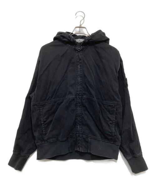 STONE ISLAND（ストーンアイランド）STONE ISLAND (ストーンアイランド) ジップアップ パーカー　L1S156100068S0184 ブラック サイズ:Mの古着・服飾アイテム