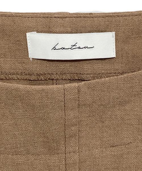 LACHICBATON（ラシックバトン）LACHICBATON (ラシックバトン) ボートネック オーバードレス ベージュ サイズ:不明の古着・服飾アイテム