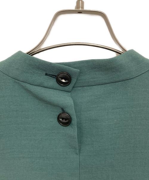 ヒムカシ（ヒムカシ）ヒムカシ (ヒムカシ) スクエアフレンチチュニック グリーン サイズ:1の古着・服飾アイテム