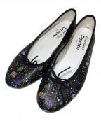 repetto×SHOGO SEKINEレペット×ショウゴ セキネ）の古着「CENDRLLON HAUTE バレエフラット　サンドリオン　オート」｜ブラック