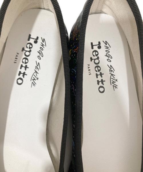 repetto（レペット）repetto (レペット) SHOGO SEKINE (ショウゴ セキネ) CENDRLLON HAUTE バレエフラット　サンドリオン　オート ブラック サイズ:36 1/2の古着・服飾アイテム