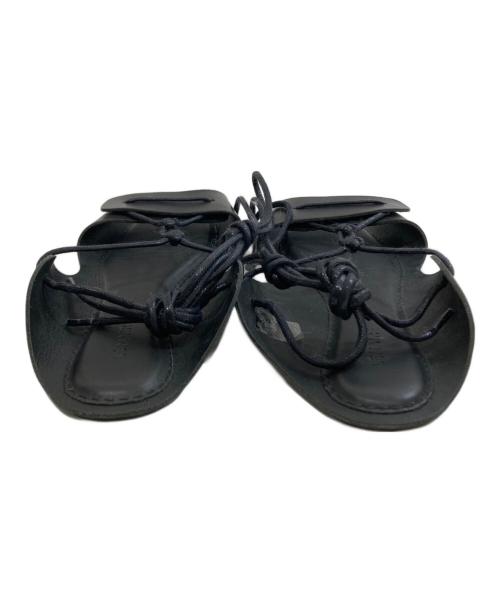 LEMAIRE（ルメール）LEMAIRE (ルメール) FLAT OPANCA SANDALS ブラック サイズ:37の古着・服飾アイテム