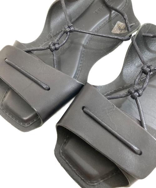 LEMAIRE（ルメール）LEMAIRE (ルメール) FLAT OPANCA SANDALS ブラック サイズ:37の古着・服飾アイテム