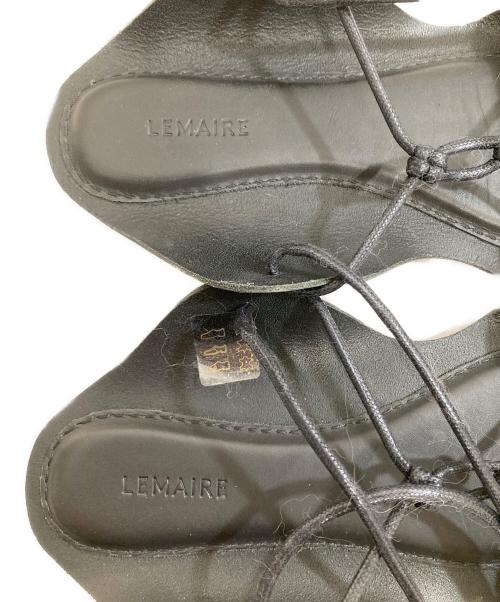 LEMAIRE（ルメール）LEMAIRE (ルメール) FLAT OPANCA SANDALS ブラック サイズ:37の古着・服飾アイテム