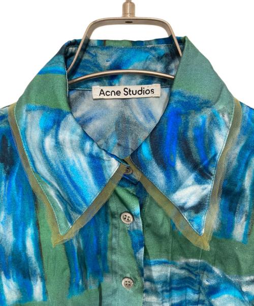 Acne studios（アクネ ストゥディオズ）Acne studios (アクネ ストゥディオズ) 柄シャツ FN-WN-BLOU000853 マルチカラー サイズ:32の古着・服飾アイテム