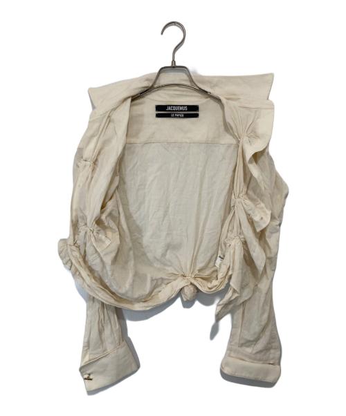 jacquemus（ジャックムス）jacquemus (ジャックムス) ラ・ケミズルポシャツ ベージュ サイズ:32の古着・服飾アイテム