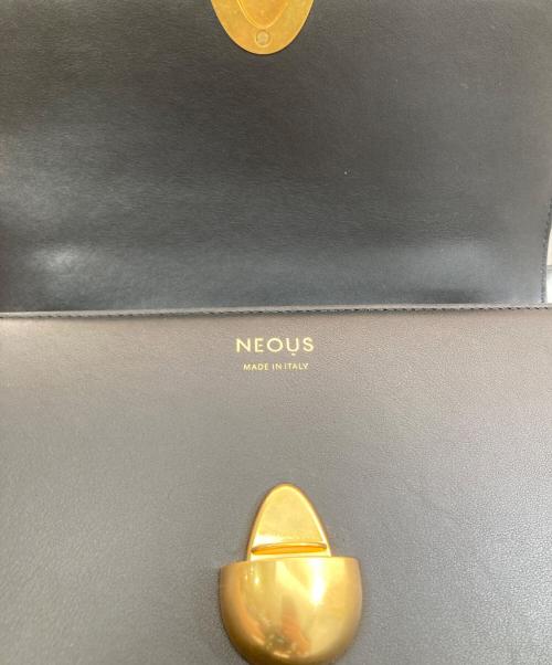 NEOUS（ネオアス）NEOUS (ネオアス) PHOENIX LEATHER SHOULDER BAG　フェニックス レザー ショルダー バッグ ブラックの古着・服飾アイテム