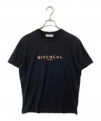 GIVENCHYジバンシィ）の古着「ロゴ ダメージ加工Tシャツ　BW70603Z2L」｜ブラック