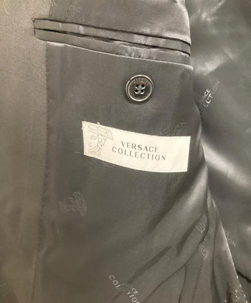 VERSACE COLLECTION（ヴェルサーチ コレクション）VERSACE COLLECTION (ヴェルサーチ コレクション) 2Bジャケット ブラック サイズ:48の古着・服飾アイテム