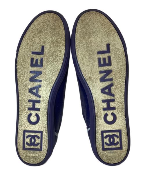 CHANEL（シャネル）CHANEL (シャネル) ココマークスニーカー　G26551 パープル サイズ:40の古着・服飾アイテム