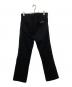 CHROME HEARTS (クロムハーツ) FLEURKNEE DNM PANTS フレアニー デニム パンツ ボタンフライ ブラック サイズ:28R：230000円