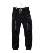 RICK OWENSリックオウエンス）の古着「TECUATL CARGO JOG PANTS　 20SS TECUATL期」｜ブラック