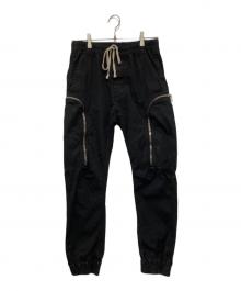 RICK OWENS（リックオウエンス）の古着「TECUATL CARGO JOG PANTS　 20SS TECUATL期 」｜ブラック