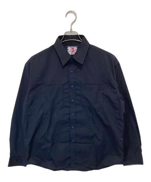 son of the cheese（（サノバチーズ））son of the cheese (（サノバチーズ）) new Ventilation shirt　ニューベンチレーションシャツ　SC2110-SH06 ネイビー サイズ:Mの古着・服飾アイテム