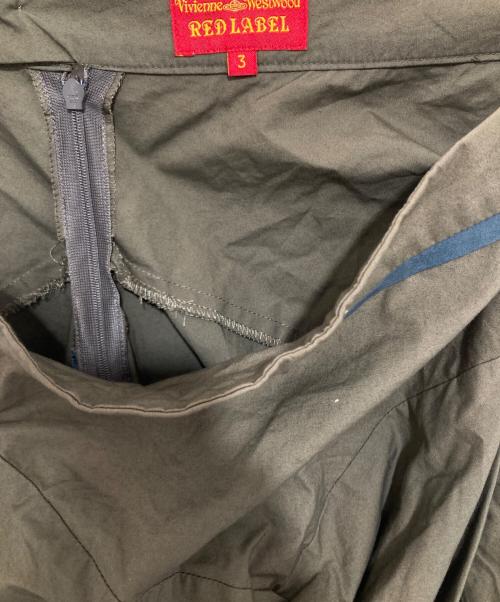 Vivienne Westwood（ヴィヴィアンウエストウッド）Vivienne Westwood (ヴィヴィアンウエストウッド) 変形ミニスカート　16-01-231024 ブラウン サイズ:3の古着・服飾アイテム
