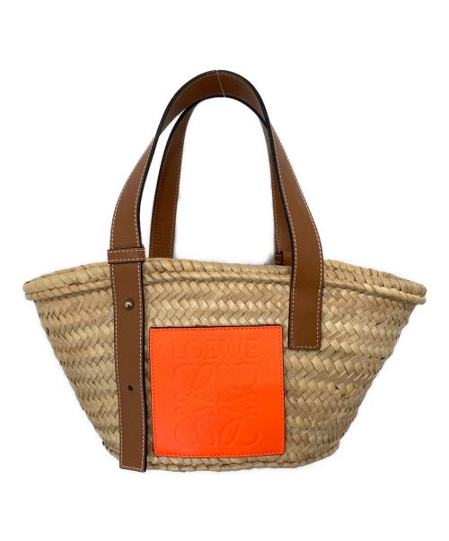 LOEWE（ロエベ）LOEWE (ロエベ) BASKET BAG　アナグラム バスケットバッグ スモール ベージュの古着・服飾アイテム