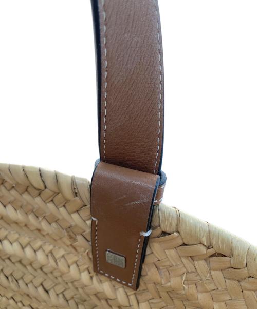 LOEWE（ロエベ）LOEWE (ロエベ) BASKET BAG　アナグラム バスケットバッグ スモール ベージュの古着・服飾アイテム