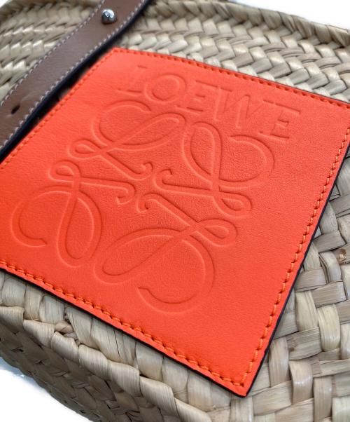 LOEWE（ロエベ）LOEWE (ロエベ) BASKET BAG　アナグラム バスケットバッグ スモール ベージュの古着・服飾アイテム