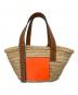 LOEWE（ロエベ）の古着「BASKET BAG　アナグラム バスケットバッグ スモール」｜ベージュ