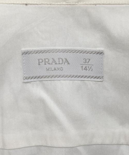 PRADA（プラダ）PRADA (プラダ) 長袖シャツ　UMC669 ホワイト サイズ:３７の古着・服飾アイテム