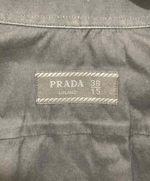 PRADA（プラダ）PRADA (プラダ) 長袖シャツ　UCM679 ブラック サイズ:38の古着・服飾アイテム