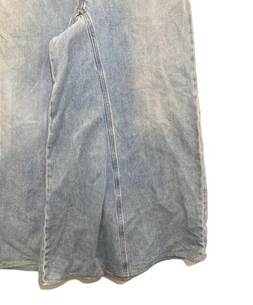 MM6 Maison Margiela（エムエムシックスメゾンマルジェラ）MM6 Maison Margiela (エムエムシックスメゾンマルジェラ) 19SSワイドレッグデニムデニムパンツ　S32LA0173 インディゴ サイズ:40の古着・服飾アイテム
