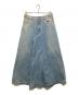 MM6 Maison Margiela（エムエムシックスメゾンマルジェラ）の古着「19SSワイドレッグデニムデニムパンツ　S32LA0173」｜インディゴ